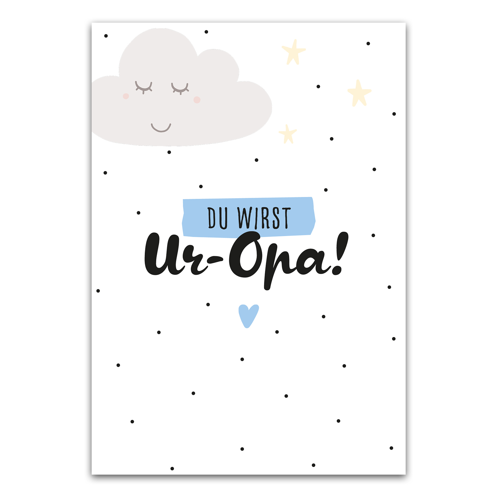 Du wirst Ur-Opa Postkarte